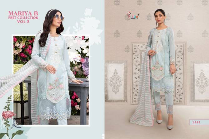 Shree Mariya B Pret Collection 2 Fancy Ethnic Wear Pakistani Salwar Kameez Collection