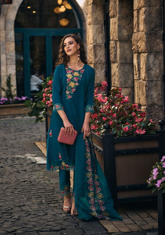 Shiddat By Lady Leela Heavy Embroidered Kurti With Bottom Dupatta