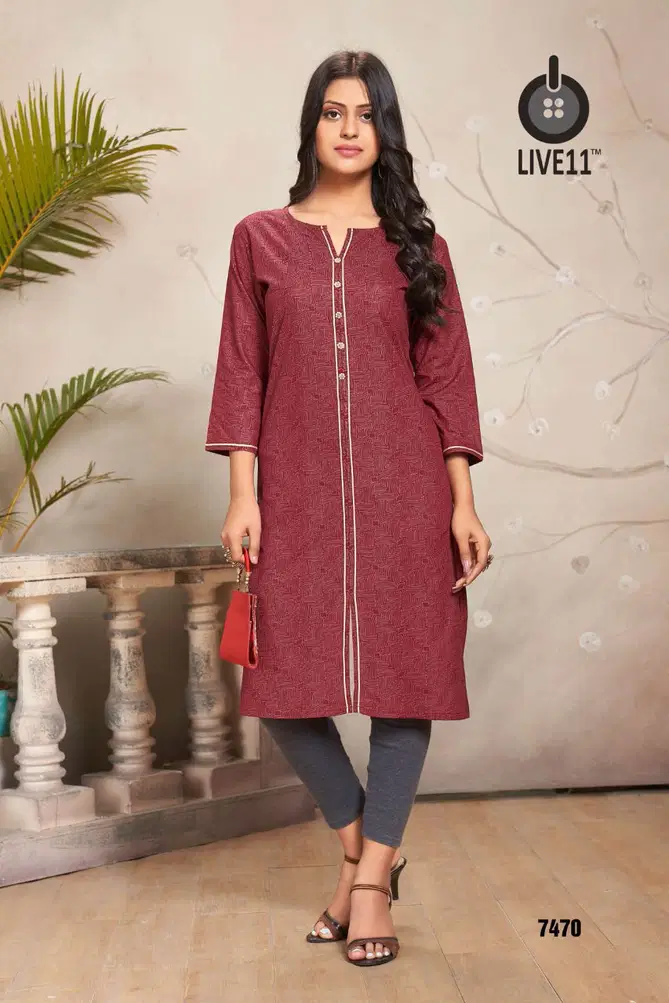 Rangeela 12 Latest Printed Rayon Daily Wear Designer Kurtis Collection
