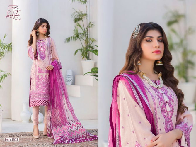 Levisha Al Zohaib fancy Festive Wear Digital Printed Jam Silk Cotton Pakistani Salwar Suits Collection
