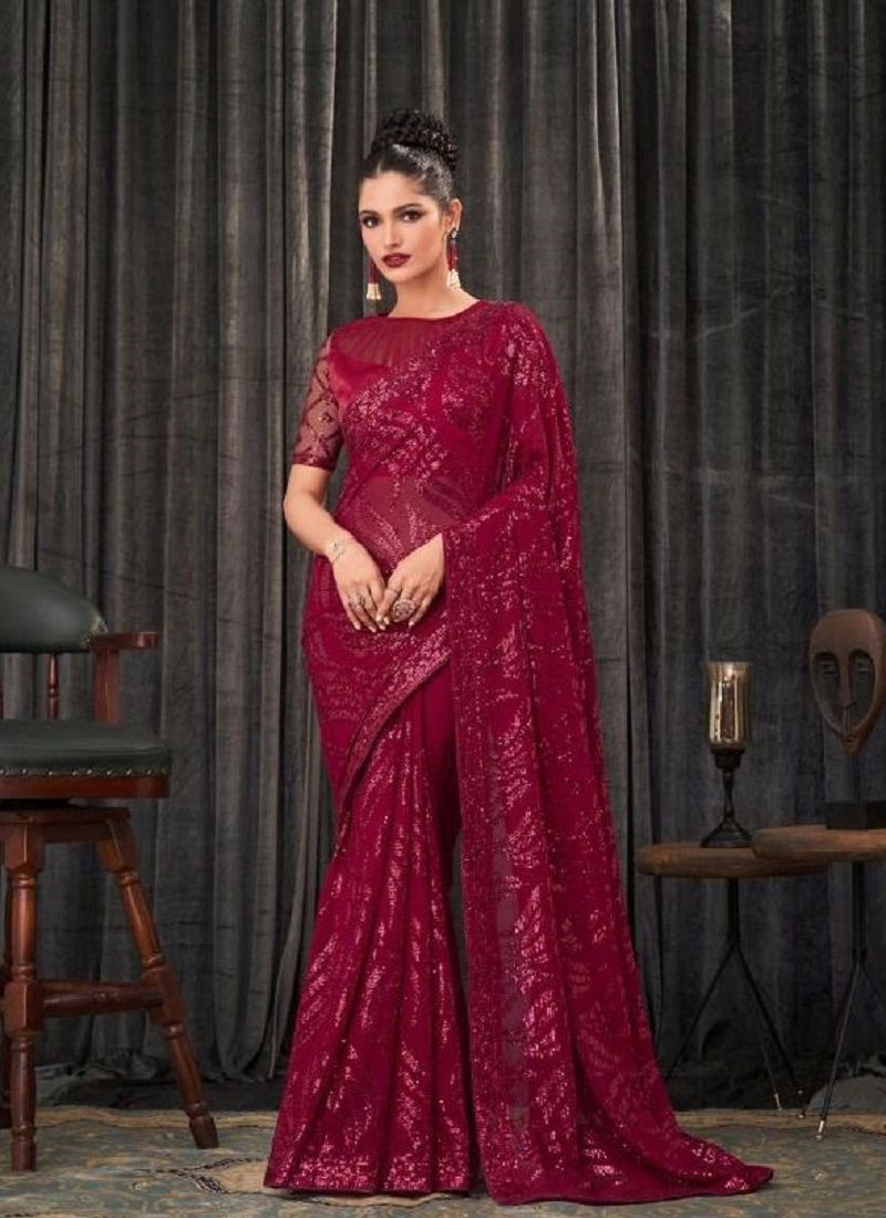 Anmol Innara 3 New Party wear Georgette Heavy Designer Saree Collection