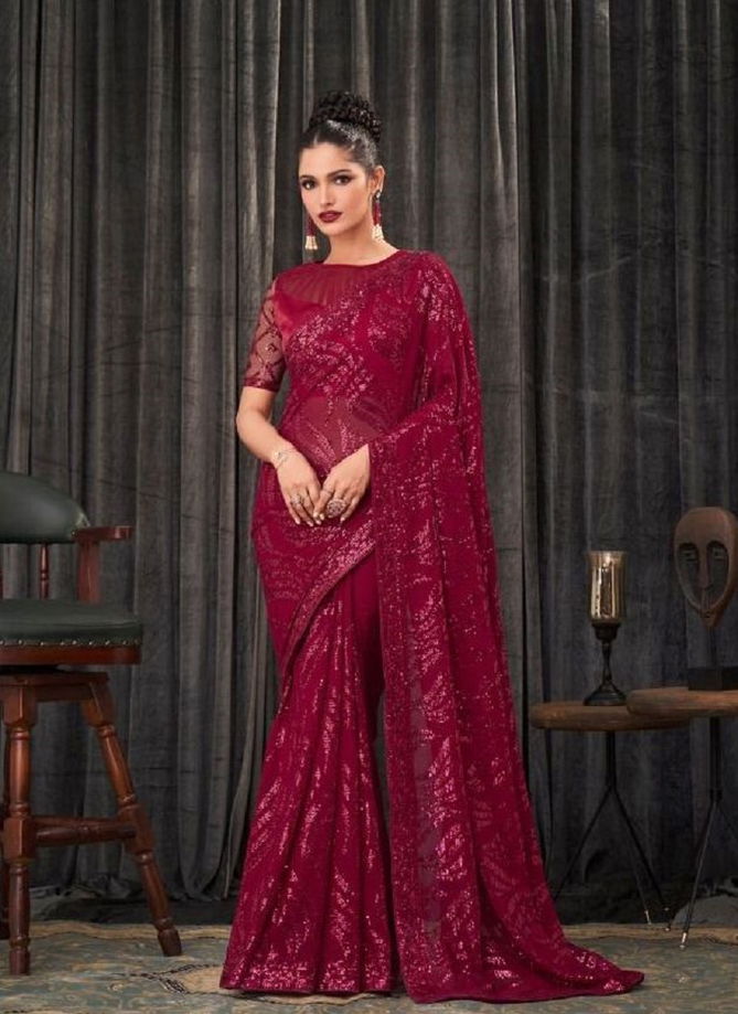 Anmol Innara 3 New Party wear Georgette Heavy Designer Saree Collection