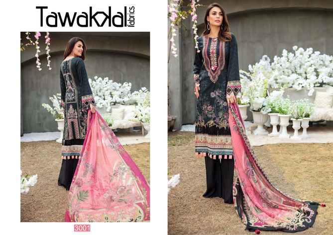 Tawakkal Opulence Latest Fancy Designer Regular Casual  Luxury Cotton 3 Pure Cotton Karachi Dress Material Collection
