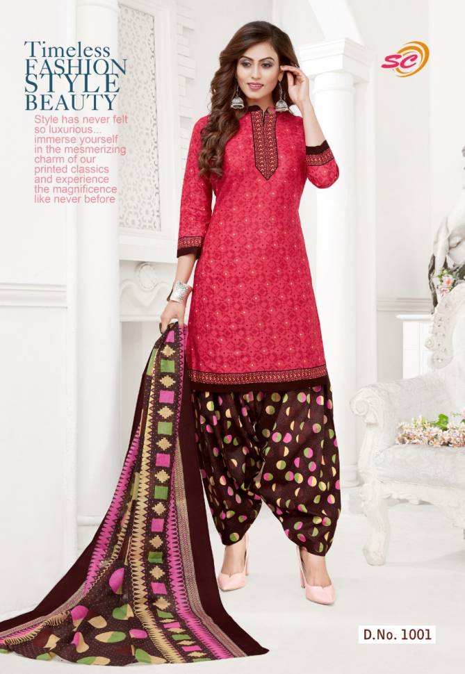 Sc Panetar 1 Edition Latest Fancy Regular Casual Wear pure Cotton Readymade Salwar Suit Collection
