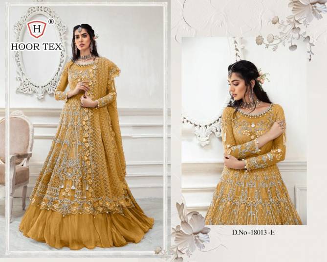Hoor 18003 Series Latest Fancy Designer Wedding Wear Heavy Embroidery Work Pakistani Salwar Suits Collection
