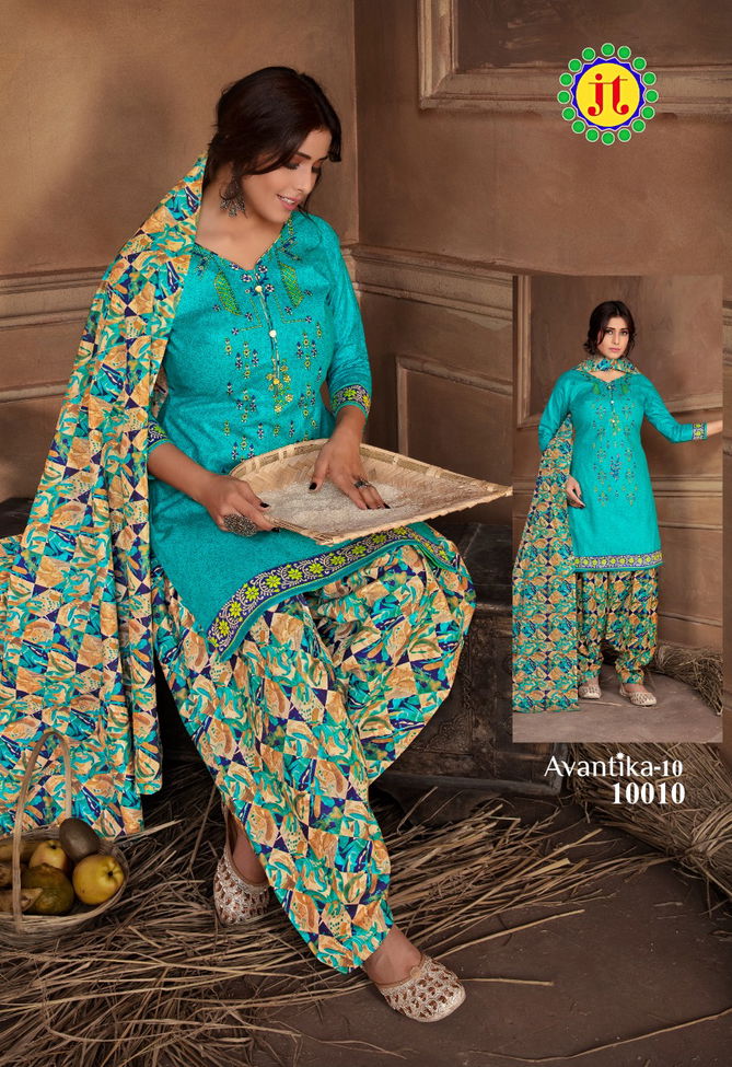 Jt Avantika 10 Latest fancy Regular Wear Printed Readymade Salwar Suit Collection
