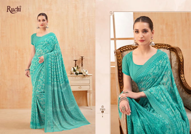 Ragaa Georgette Vol 13 By Ruchi Casual Wear Sarees Wholesale Online