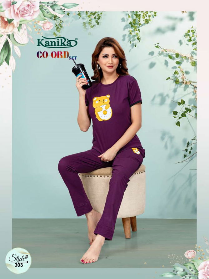 Kanika Co Ord Set Hosiery Cotton Night Suits Catalog
