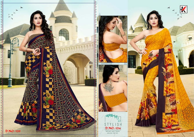 Garam Chai 102 Rennial Printed Designer Regular Wear Sarees Collection
