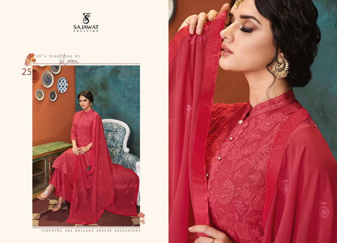 Sajawat Lakhnavi Vol 4 Exclusive Latest Heavy Designer Festive Wear Salwar Suit Collection 