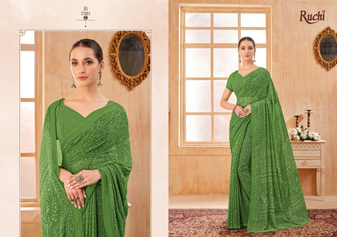 Ragaa Georgette Vol 13 By Ruchi Casual Wear Sarees Wholesale Online