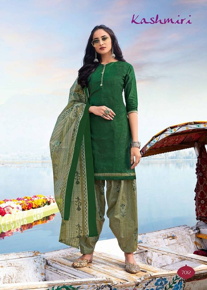 Ganesha Kashmiri 7 Fancy Regular Wear Printed Cotton Salwar Suit Collection
