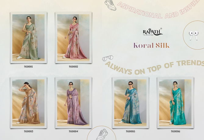 Koral Silk By Rajpath Casual Wear Saree Wholesalers In India