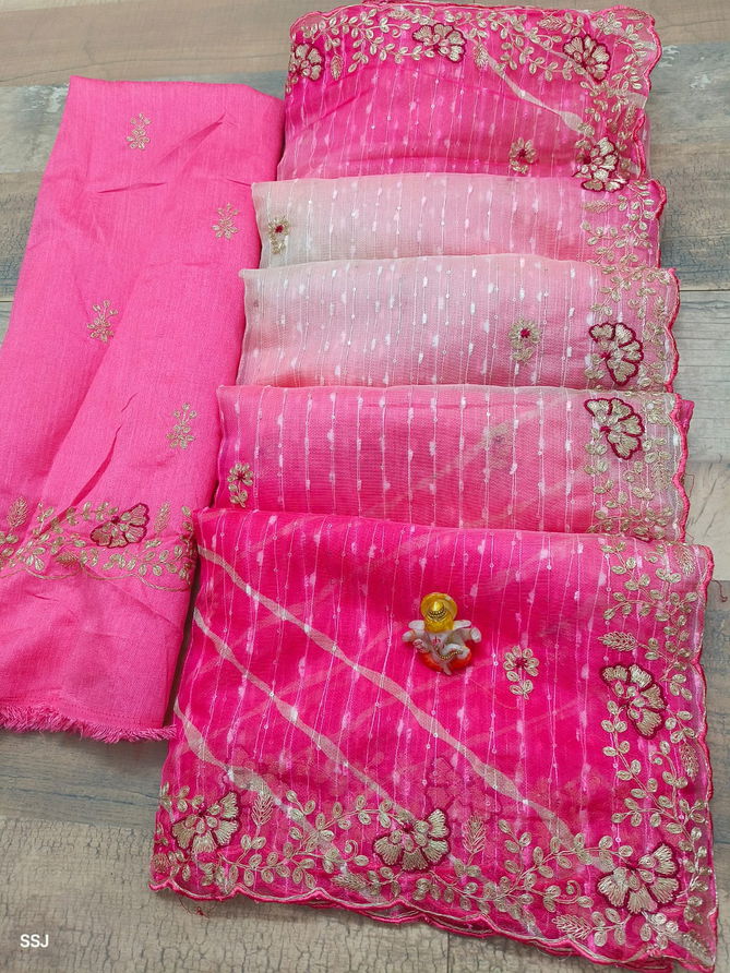 Jk Fashion Organza Sequence Saree Suppliers in India