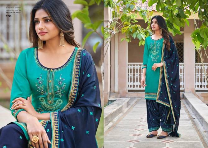 Kessi Patiyala House 83 Latest Fancy Casual Wear Jam Silk With work Designer Dress Materials Collection

