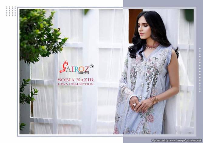 Sairoz Nazir Cotton Digital Printed Festive Wear Pakistani Salwar Kameez Collection
