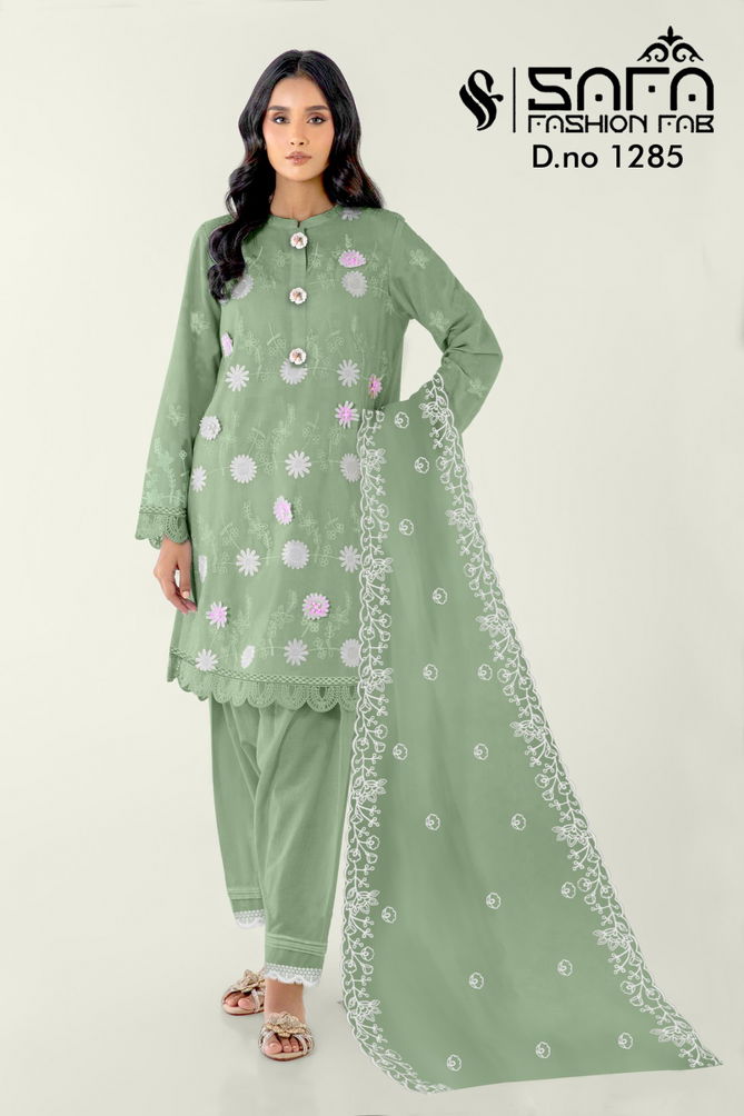 Safa Fashion Fab 1285 Designer Pakistani Readymade Suit Orders In India