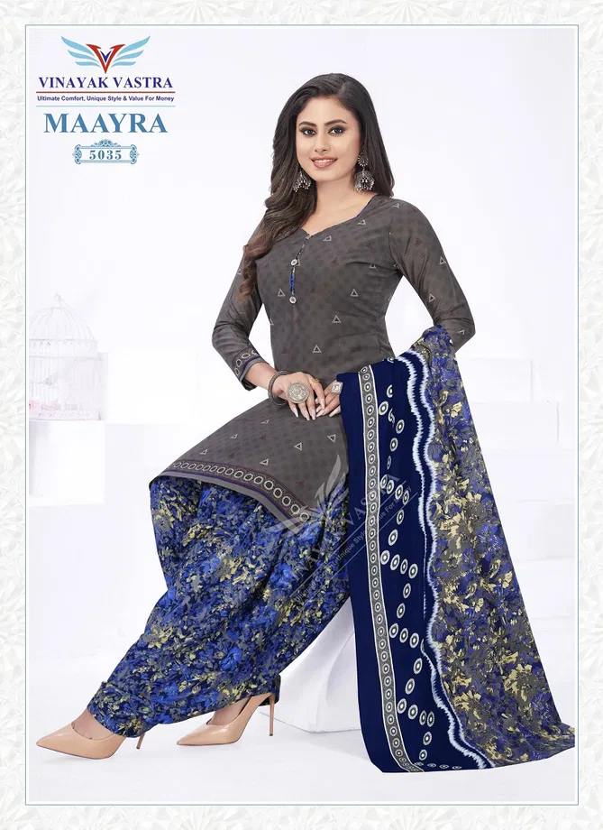 Vinayak Vastra Maayra Vol 2 Printed Dress Material Catalog
