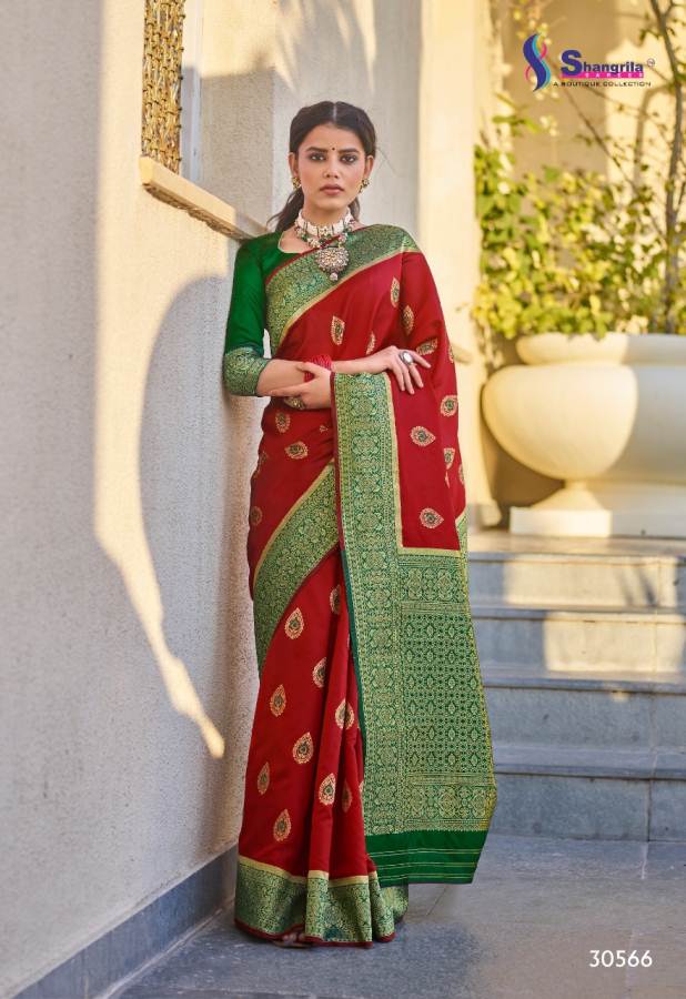 Shangrila Shefali Silk Latest Collection Of Designer Festive Wear Saree Collection 