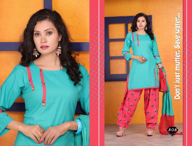 Trendy Bingo Latest Fancy Regular Casual Wear Rayon Printed Readymade Salwar Suit  Collection
