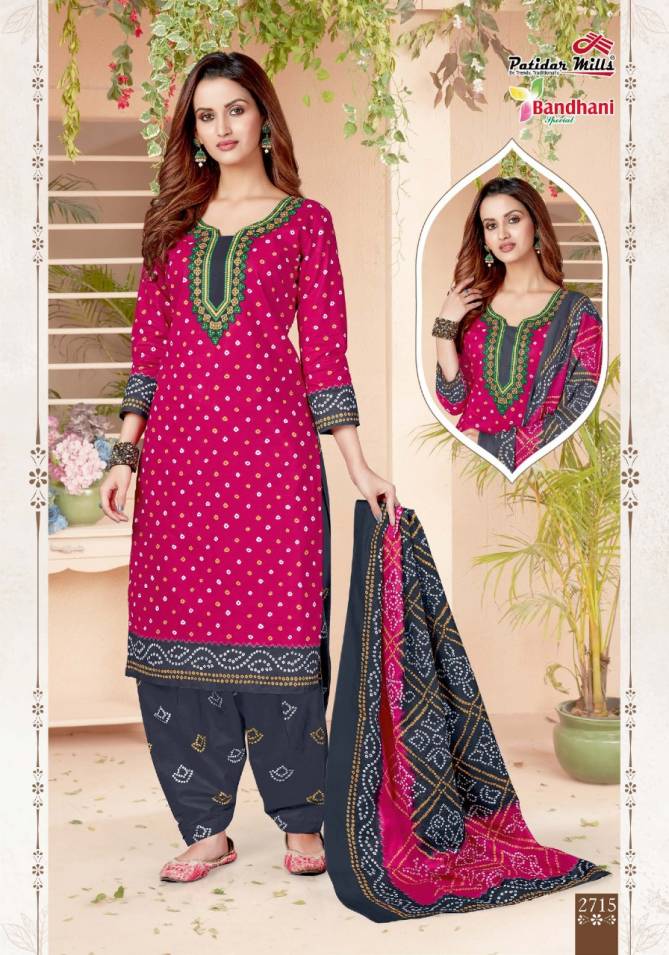 Patidar Bandhani Special Vol 27 Latest Exclusive Designer Pure Cotton Printed Dress Material Collection With Cotton Dupatta 