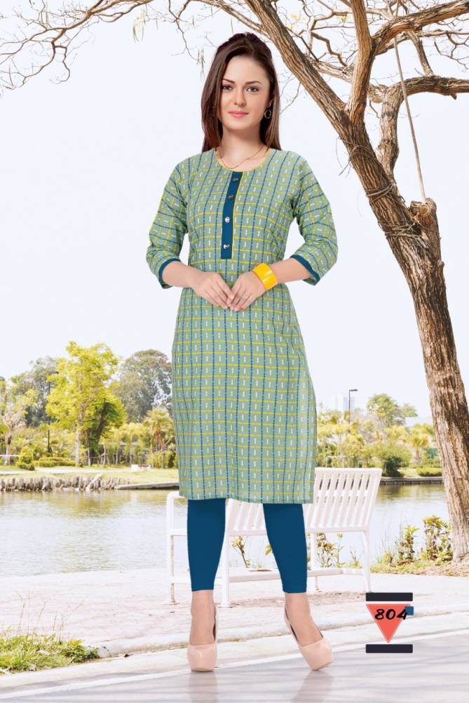 Trendy Bandhni Latest Fancy Designer casual Regular Wear Cotton Printed Kurtis Collection
