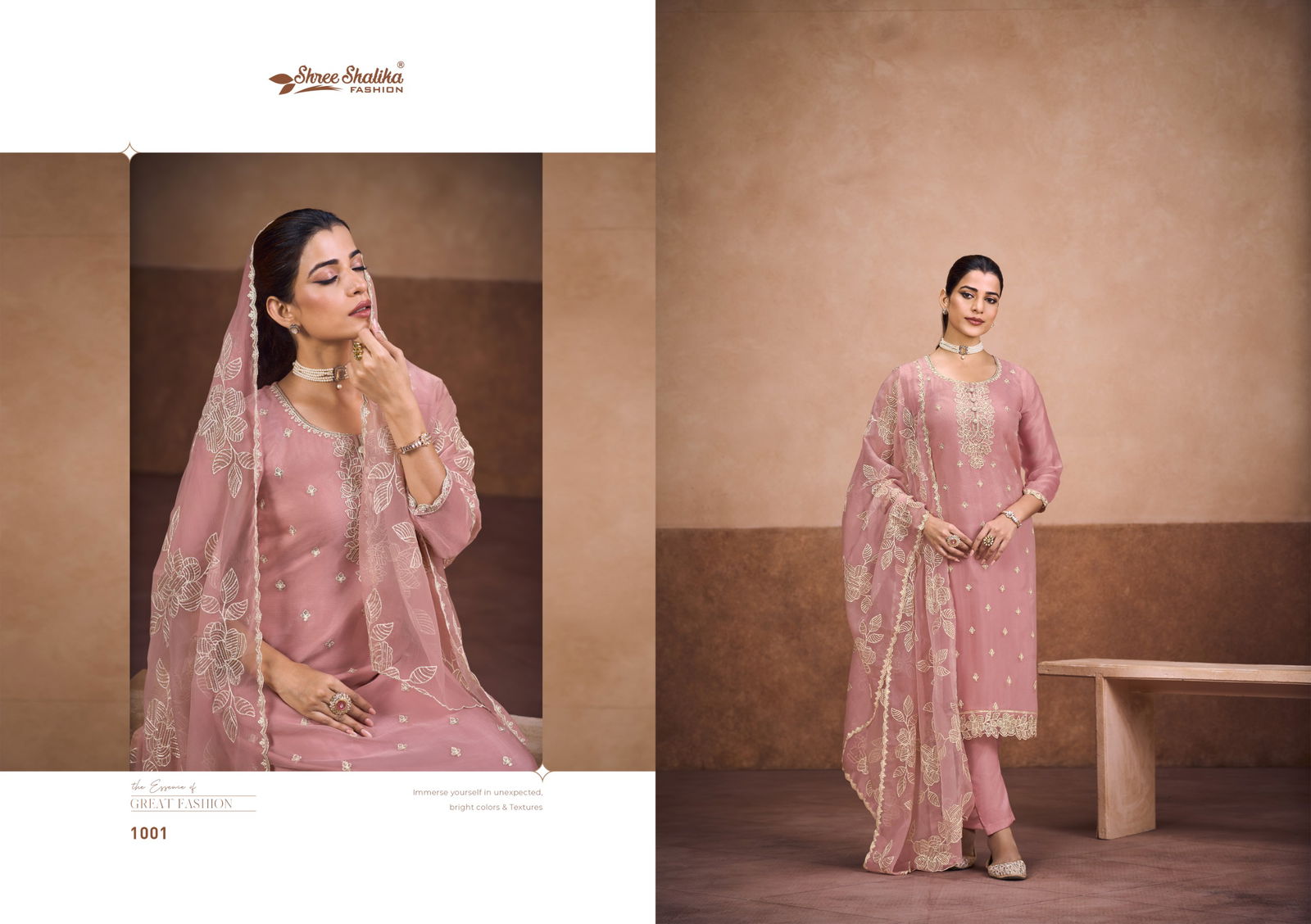 Albeli By Shree Shalika Organza Embroidery Salwar Suits Wholesale Online