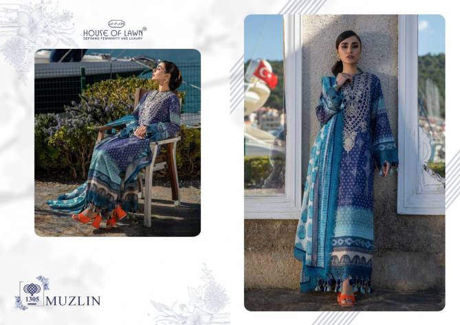 House Of Lawn Sana Safinaz Muzlin Ethnic Wear Pakistani Salwar Suits  Collection
