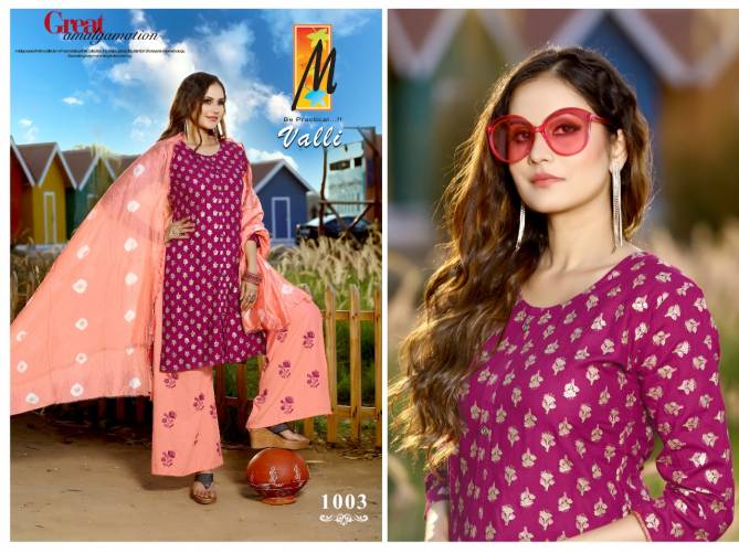 Master Valli Latest Designer Ethnic Wear Rayon Printed Ready Made Collection
