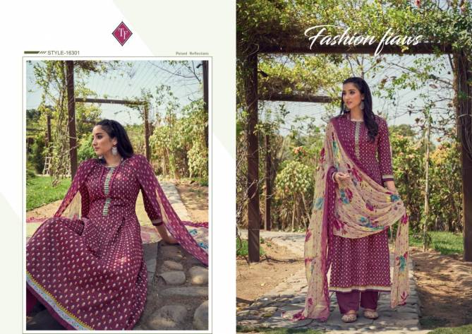 TF EVOKE Latest Fancy Designer Heavy Festive Wear Pure lawn Cambric cotton with Embroidery work Salwar Suit Collection