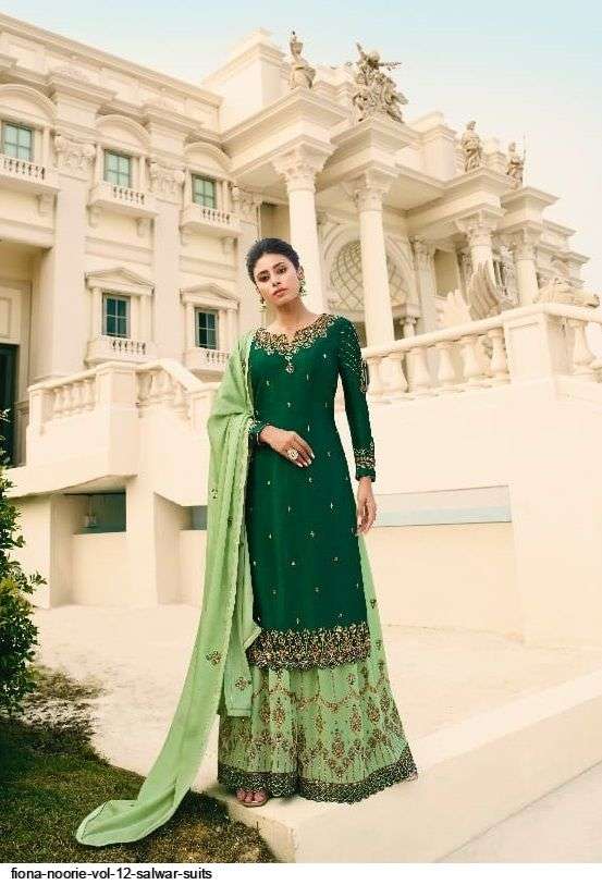 Fiona Noorie 12 Latest Heavy Embroidery Wedding Wear Designer Salwar Suit Collection 