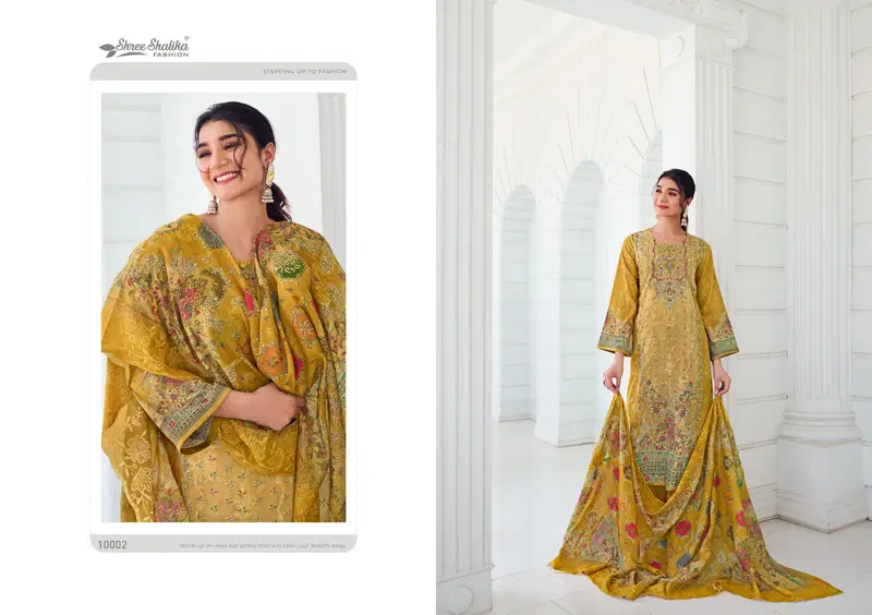 Mahjabeen Vol 10 By Shree Shalika Cotton Embroidery Salwar Suits Orders In India