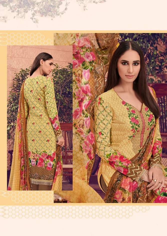 Apna Cotton Almira 5 Latest fancy Designer Regular wear Printed Karachi Dress Materials Collection
