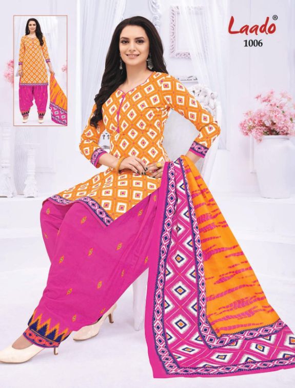 Laado Priti Patiyala 10 Casual Daily Wear Cotton Printed Dress Material Collection