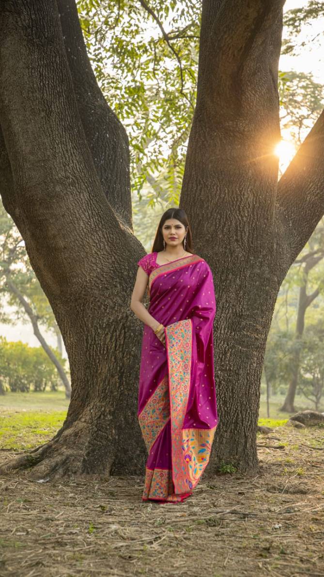Rajyog Pathani Latest Collection fancy Festive Wear Heavy Soft Silk Saree 
