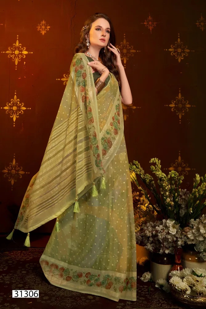 Kimora Vol 14 By Vallabhi Floral Printed Georgette Sarees Orders In India