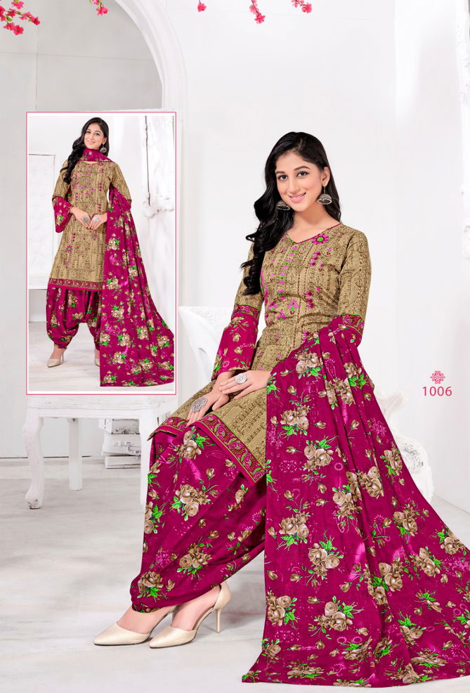 Bindee Creation Kudi Patiyala Latest pure Cotton Printed Dress Material 