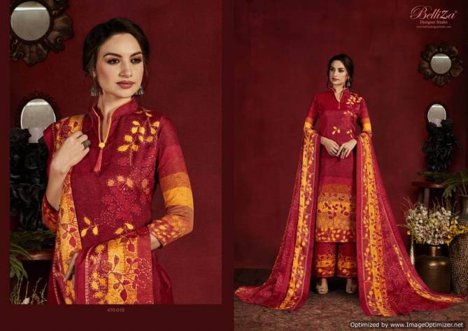 Belliza Nazakat Latest Daily Wear Printed Pure Pashmina Dress Material Collection 