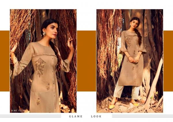 Kalaroop Zili Latest Ethnic Wear Lining Silk With Fancy Embroidery And Hand Work Designer Kurtis Collection
