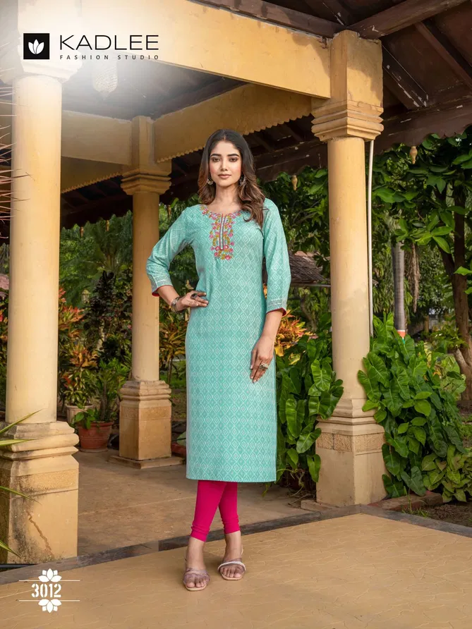 Angel Vol 2 By Kadlee Rayon Printed Designer Kurti Exporters In India