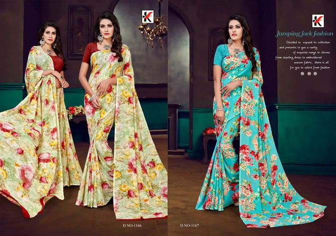 Apple Rennial Casual Daily Wear Printed Designer Saree Collection
