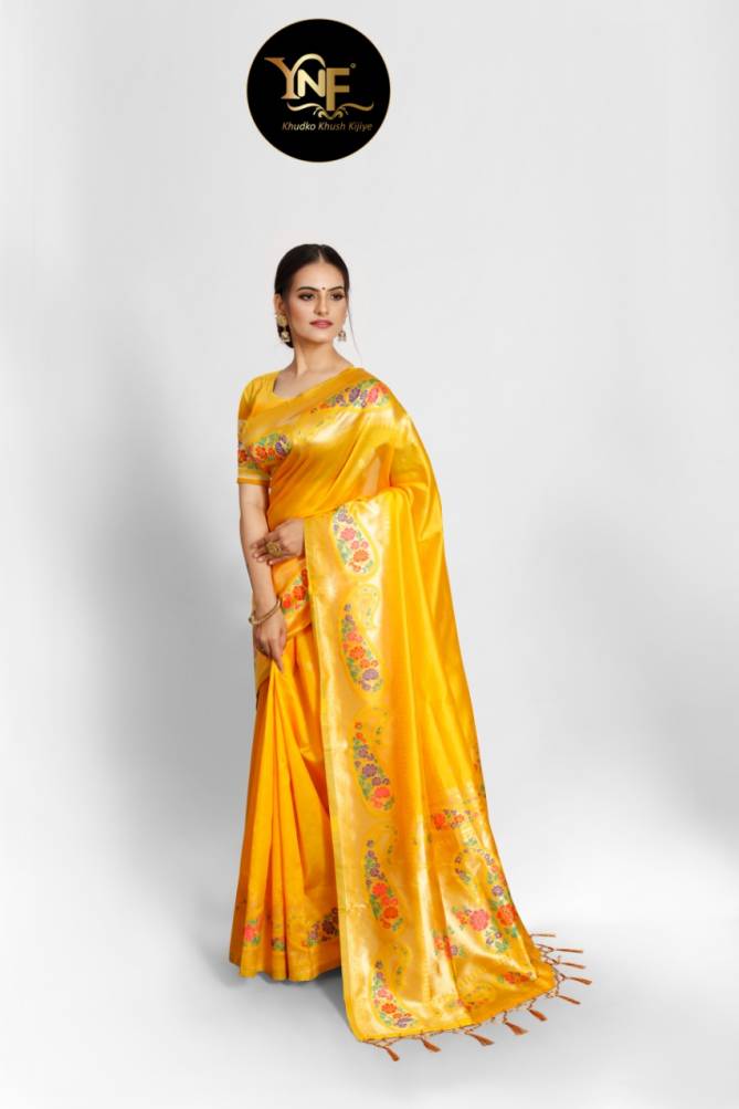 Ynf Jaypore Festive Wear Art Silk Printed Designer Saree Collection
