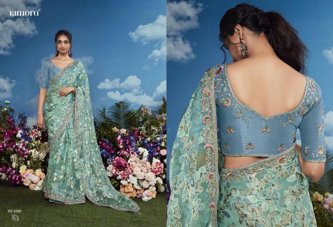 Baghicha By Kimora Brasso Designer Saree Suppliers In India