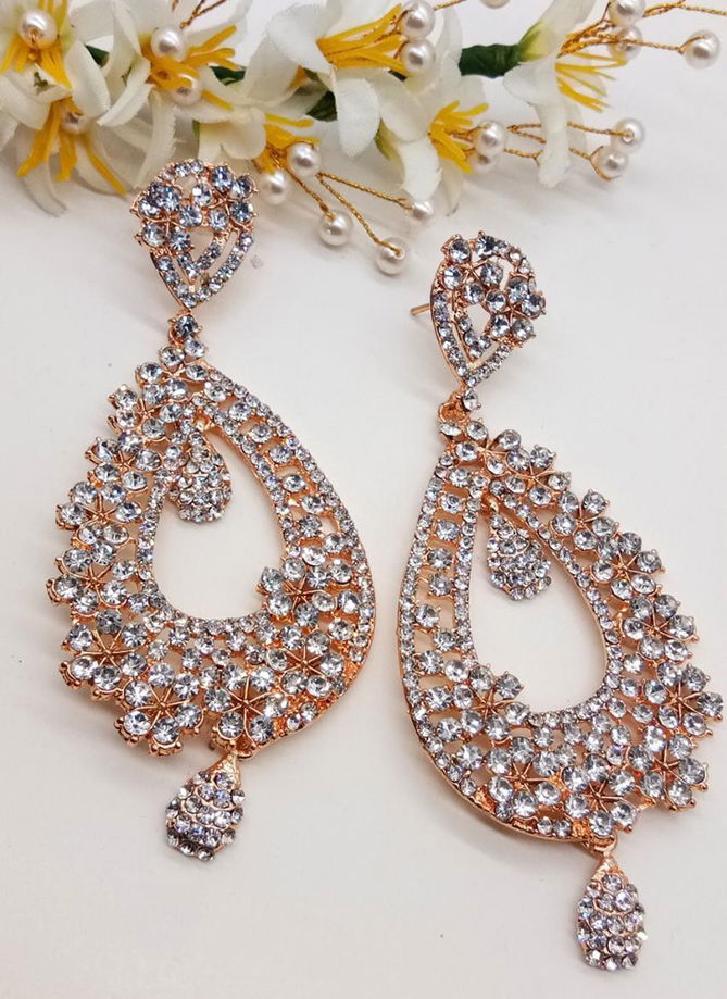 Fancy Party Wear And For Wedding Long Earrings Collection