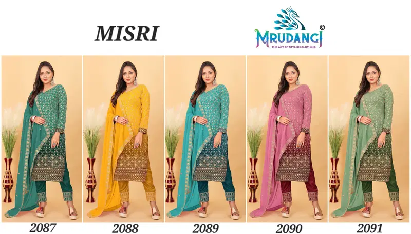 Misri By Mrudangi Kurtis With Bottom Dupatta Orders In India