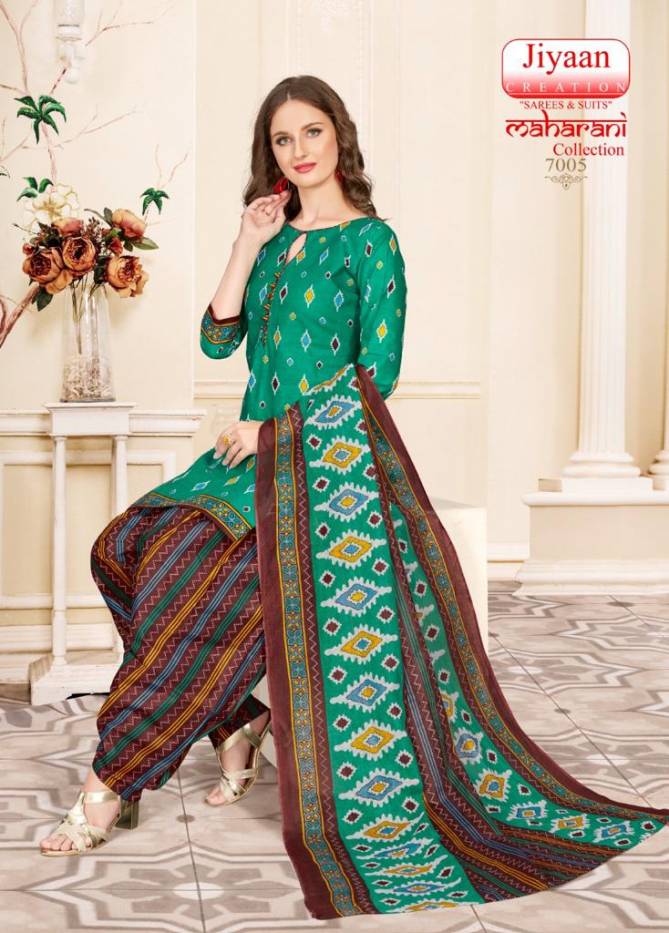 Jiyaan Maharani Collection 7 Regular Wear Cotton Printed Dress Material Collection
