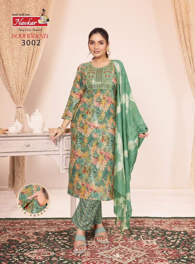 Soundarya Vol 3 By Navkar Capsule Foil Printed Kurti With Bottom Dupatta Orders In India