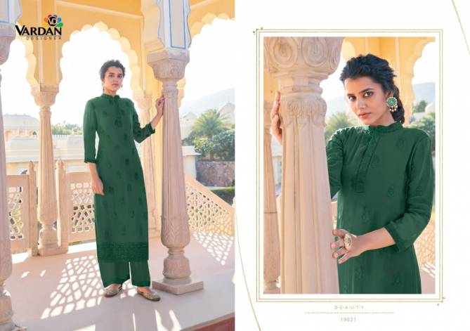 Mahel Vol 1 By Vardan Designer Heavy Fox Gorgert With Embroidery Kurti With Bottom Wholesale In India