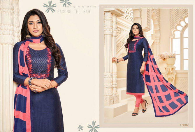 Shagun Autograph 13 New Collection Of New Design New Pattern Embroidered Neck Dress Material 