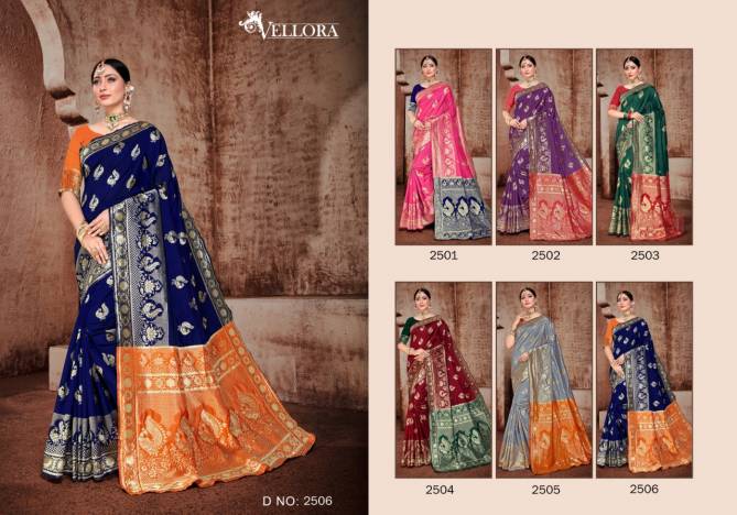 Vellora Vol -15 Designer Classy Printed Party Wear Bridal Rich Look Banarasi Silk Saree  